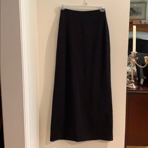 Brooks Brothers long black skirt